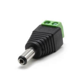 Connecteur Jack DC12V mâle