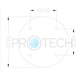 Caméra vidéosurveillance HD-SDI Dôme Infrarouge 22m