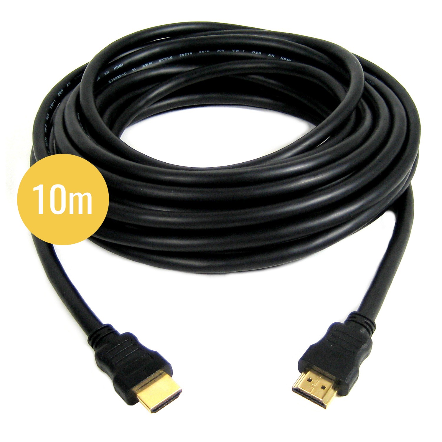 Câble HDMI 10 mètres pour système de vidéosurveillance